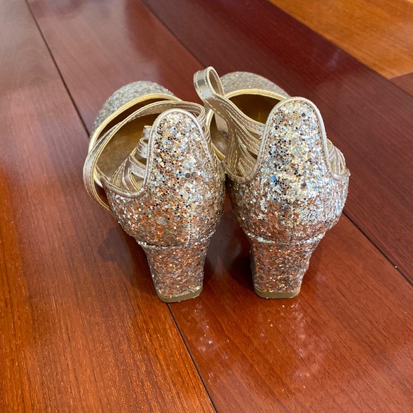 Rose gold sequins pumps - Picture 2 of 6